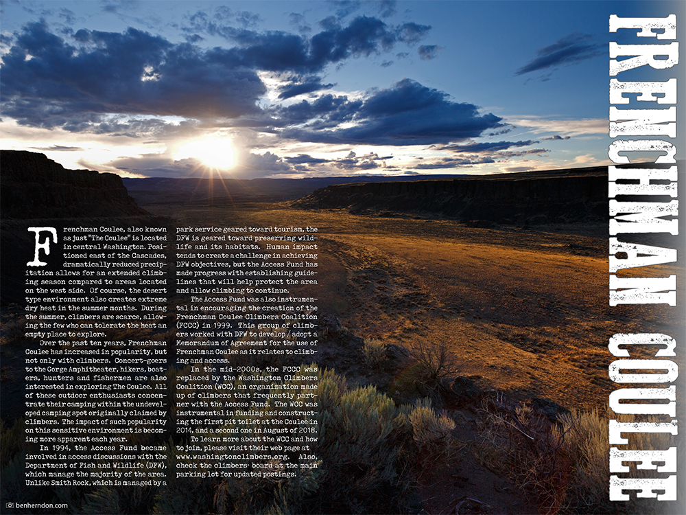 Frenchman Coulee: A Rock Climber's Guide 5th Edition