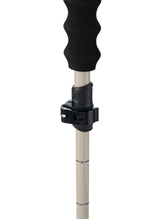 Studio detail image of the Folkrm Long Grip Adjustable Ski pole