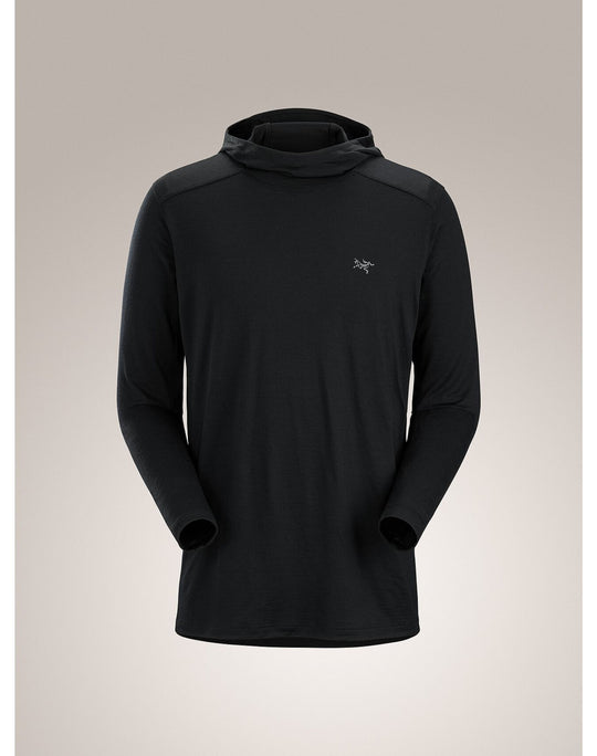 Arc'teryx-Ionia Merino Wool Hoody Men's-Clothing-Small-Black-