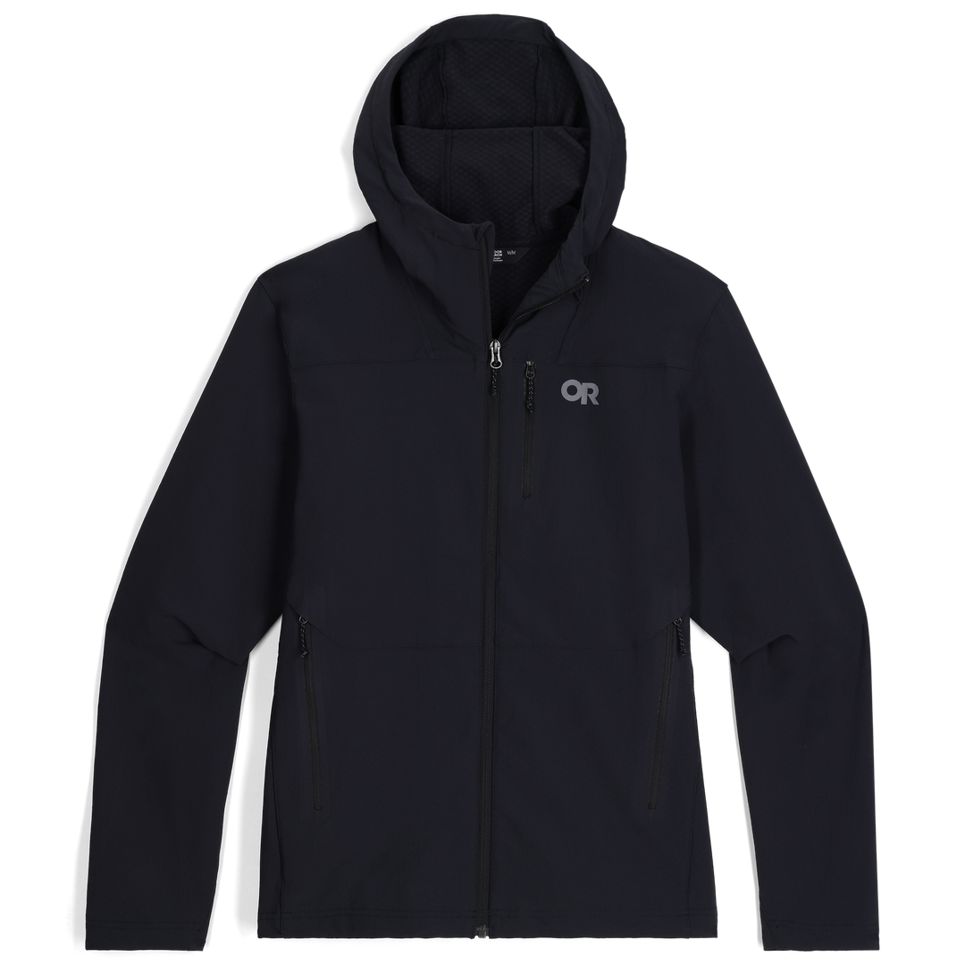 Black Outdoor Research Ultima softshell hoodie