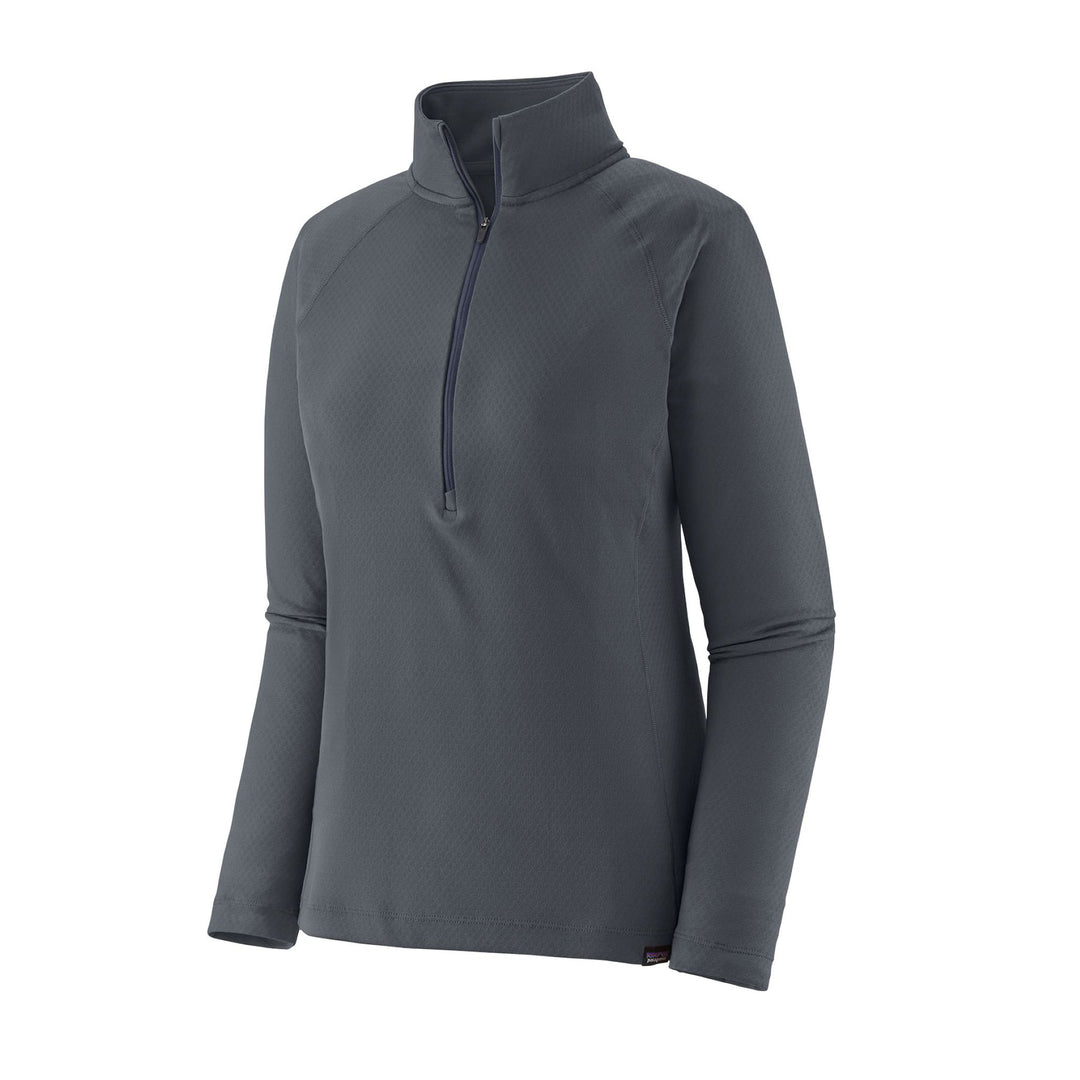Capilene® Midweight Zip-Neck Pullover Women's-Clothing-Patagonia-Smolder Blue