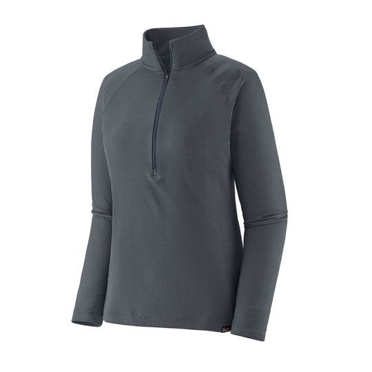 Capilene® Midweight Zip-Neck Pullover Women's-Clothing-Patagonia-Smolder Blue