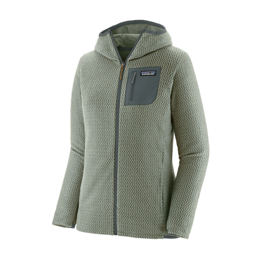 R1 Air Full-Zip Hoody Women's S24-Clothing-Patagonia-Sleet Green