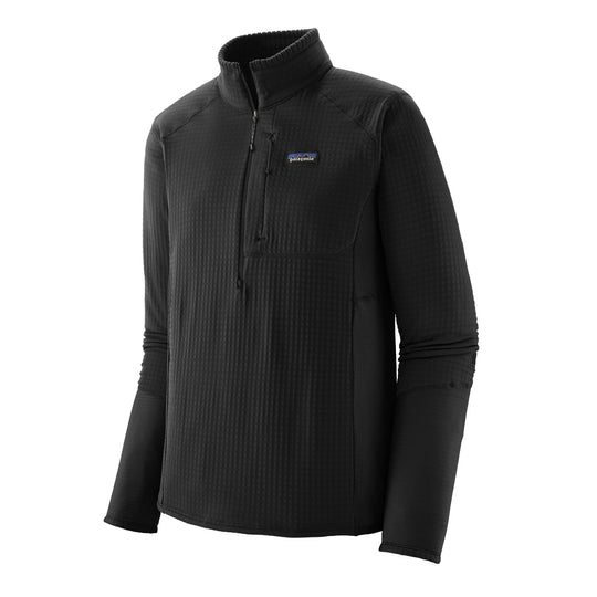 R1® Fleece Pullover Men's-Clothing-Patagonia-Black
