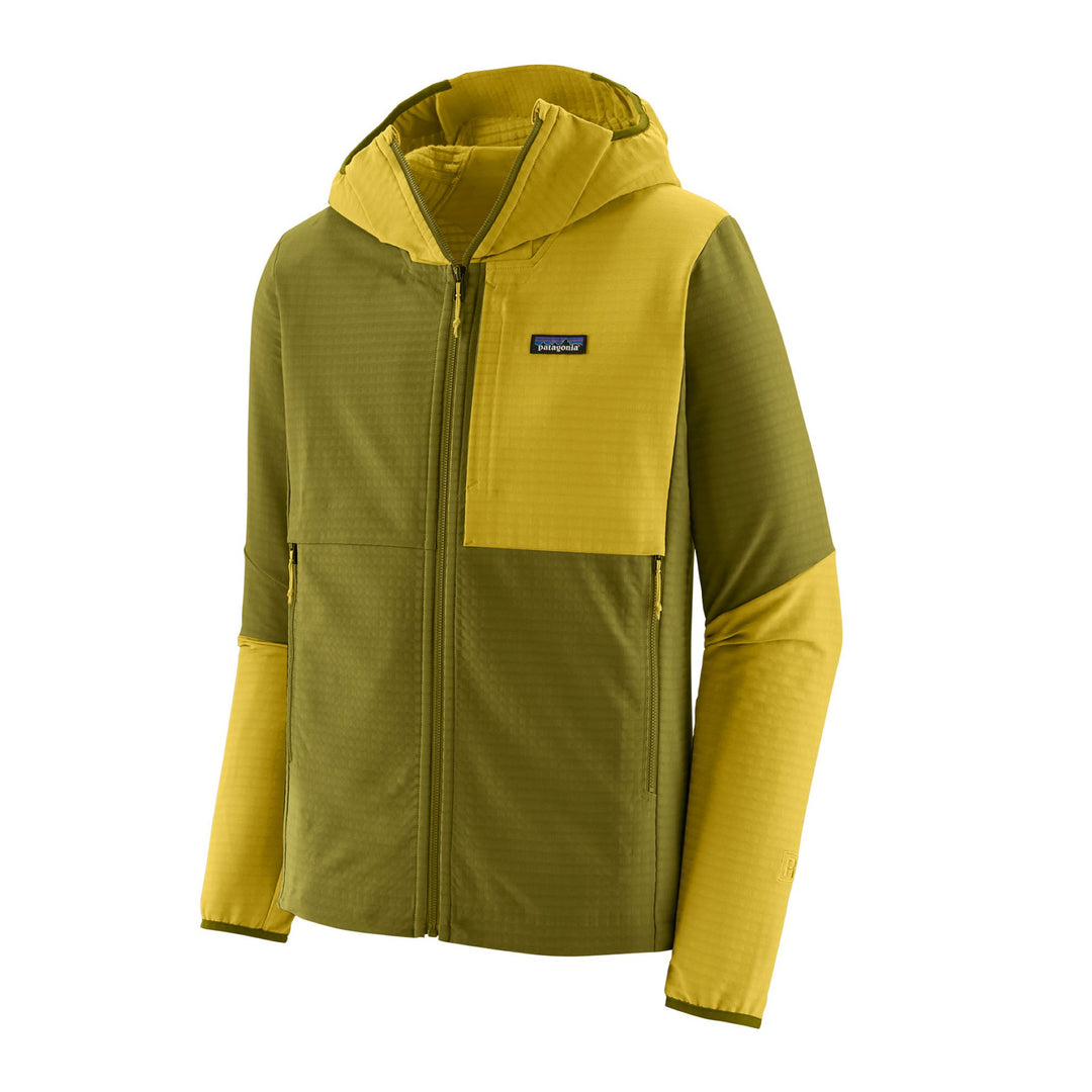 R1 TechFace Hoody Men's-Clothing-Patagonia-Graze Green