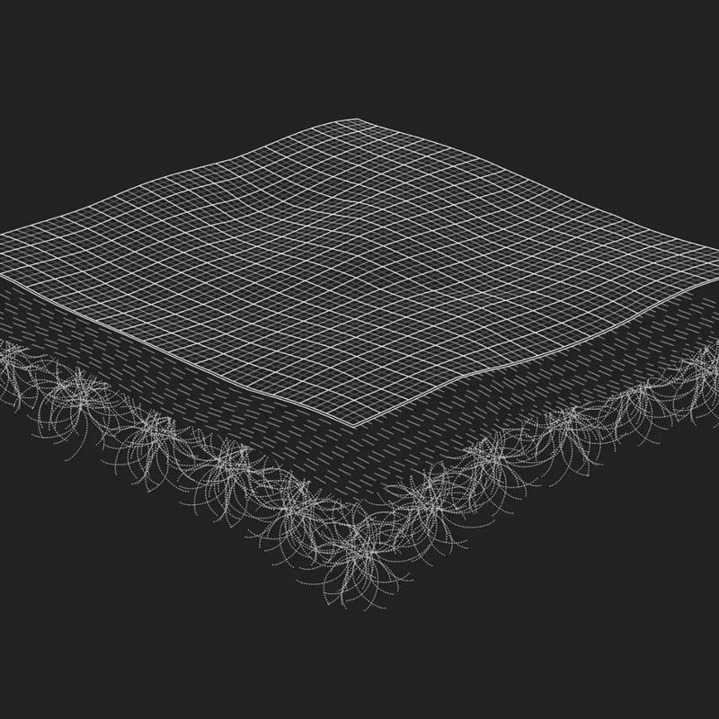 3D diagram of Pertex Quantum Pro downproof fabric