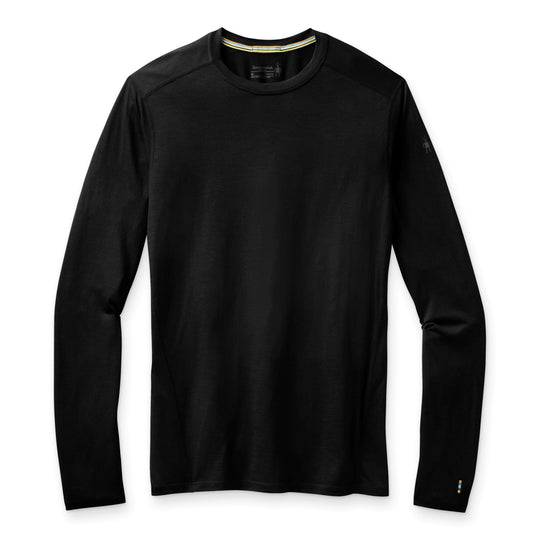 Smartwool-Classic All-Season Merino Base Layer Long Sleeve Men's-Clothing-Black
