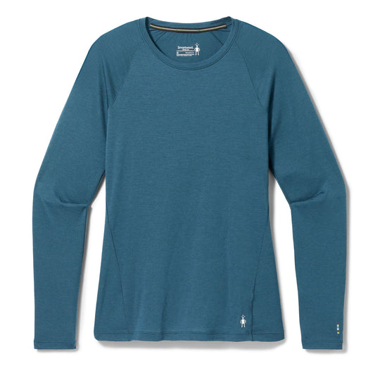 Smartwool-Classic All-Season Merino Base Layer Long Sleeve Women's-Clothing-Twilight Blue