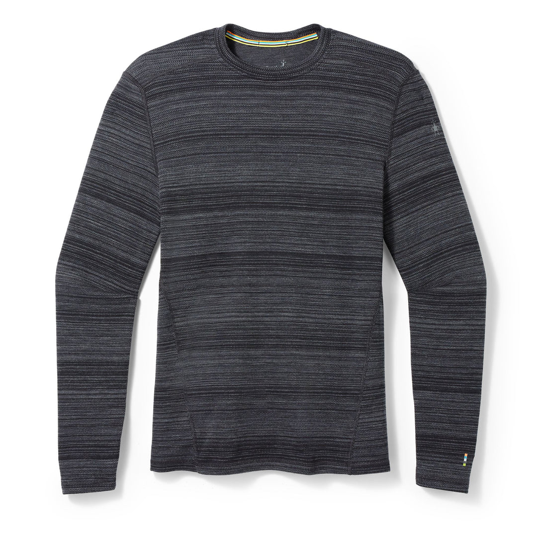 Smartwool-Classic Thermal Merino Base Layer Crew Men's-Clothing-Black Color Shift