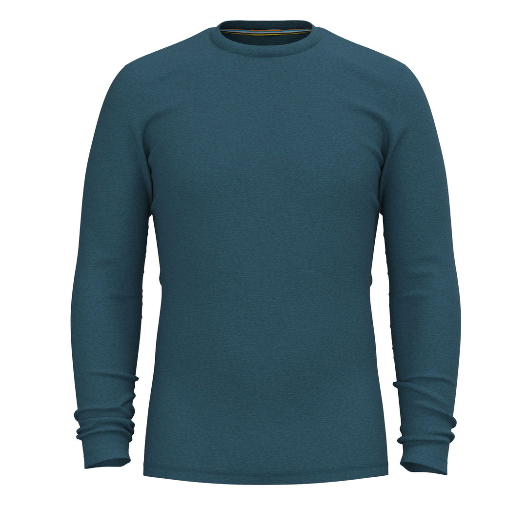 Smartwool-Classic Thermal Merino Base Layer Crew Men's-Clothing-Twilight Blue Heather