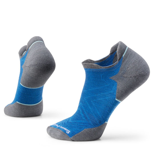 Smartwool-Run Targeted Cushion Low Ankle Socks Men's-Footwear-Laguna Blue
