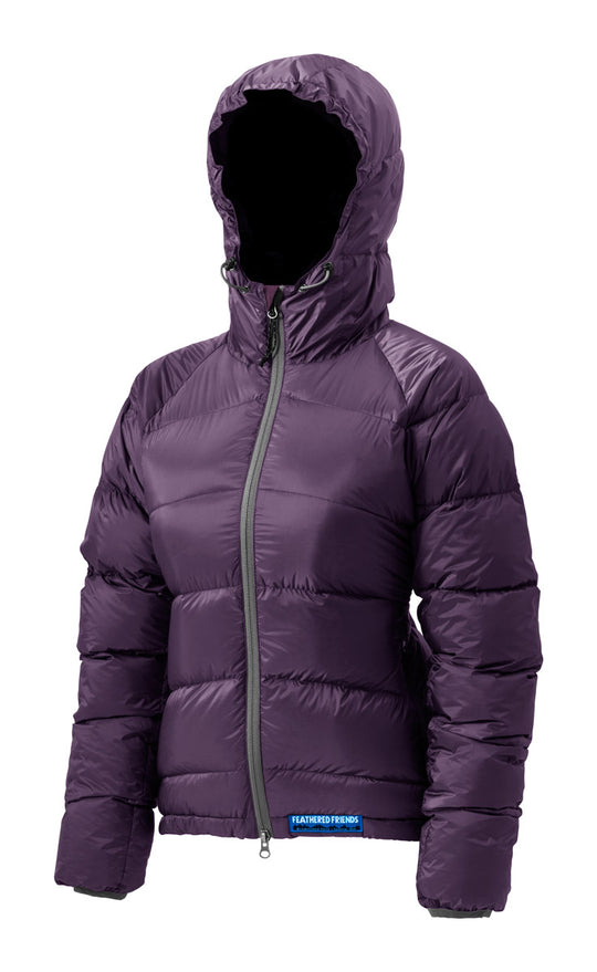 Studio front view image of Orchid Women's Feathered Friends Ellia Down Jacket