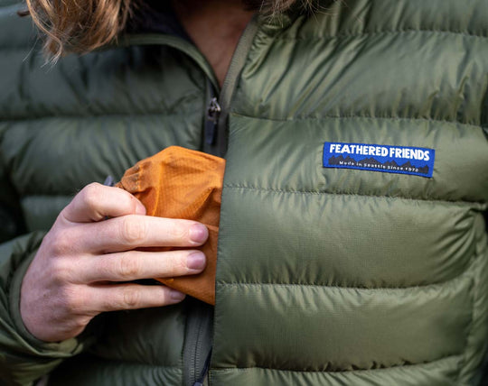 Feathered Friends Eos Jacket Chest Pocket Detail