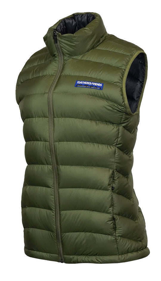 Feathered Friends Women's Eos Vest Chive (green) Color
