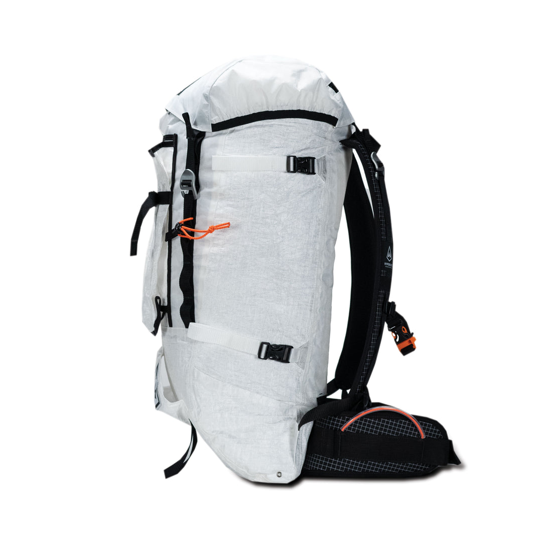 Studio image left side view Hyperlite Mountain Gear Prism backpack