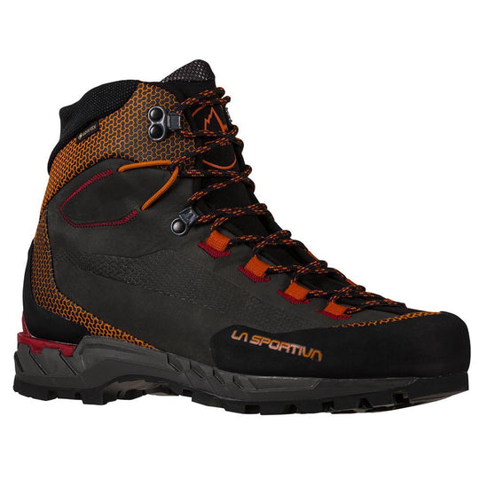 La Sportiva-Trango Tech Leather GTX Carbon/Hawaiian Sun-Footwear-Carbon/Hawaiian Sun