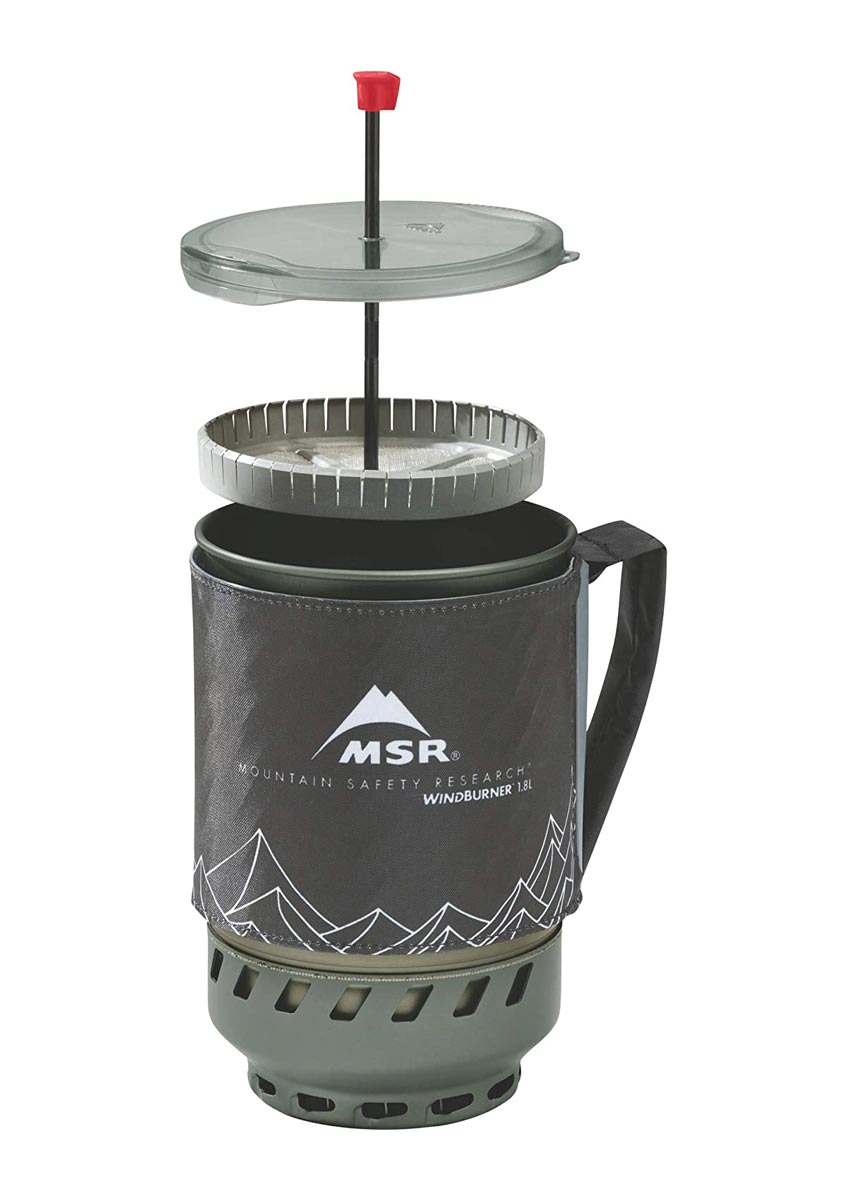 Studio image MSR Windburner Coffee press kit