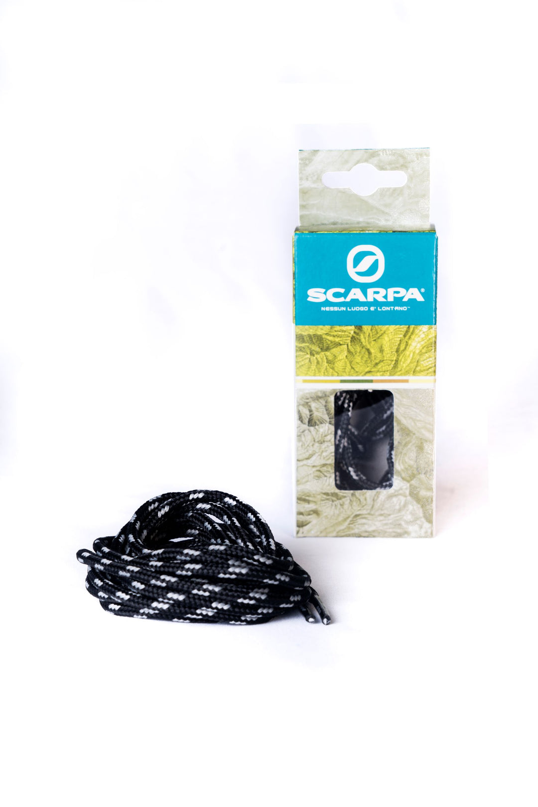 Scarpa-Backpacking / Hiking Laces Black/Grey-