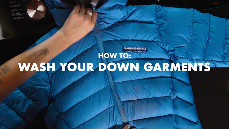 How to Wash Down Jackets & Apparel