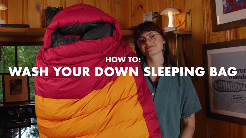 How to Wash a Down Sleeping Bag