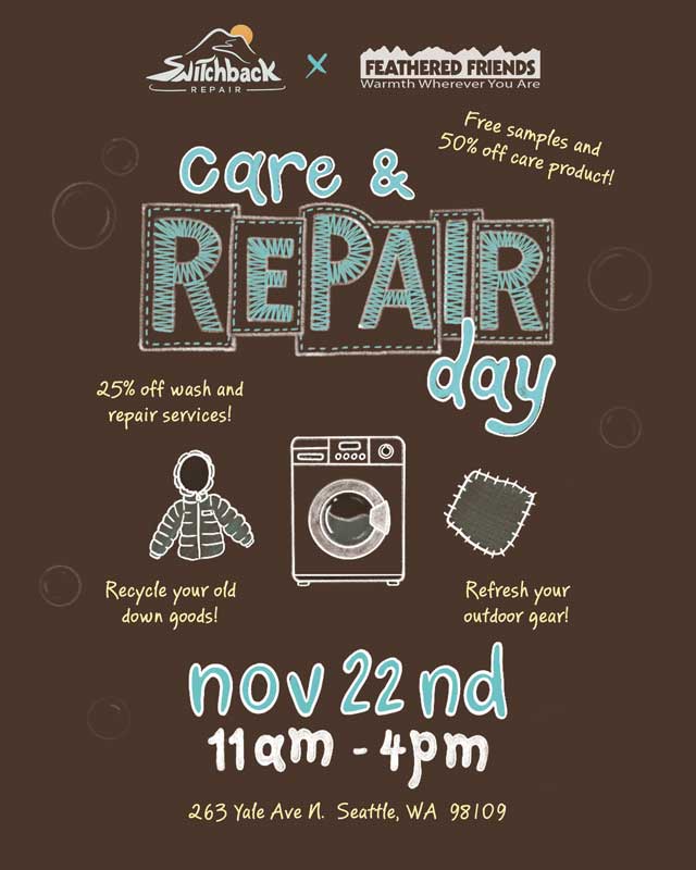 Care & Repair Day Round 2 @ FF | November 22nd