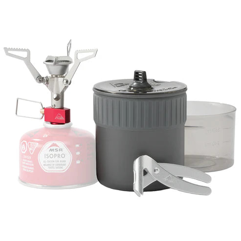 MSR PocketRocket 2 stove kit on white background