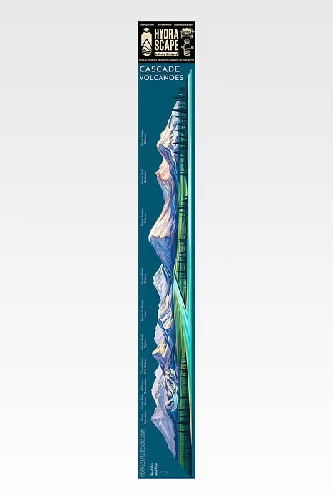 Hydra Scape Cascade Volcanoes model on a white background