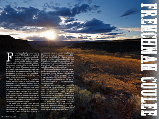 Frenchman Coulee: A Rock Climber's Guide 5th Edition