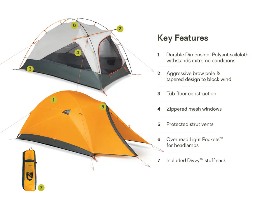 Nemo Kunai 3P Tent