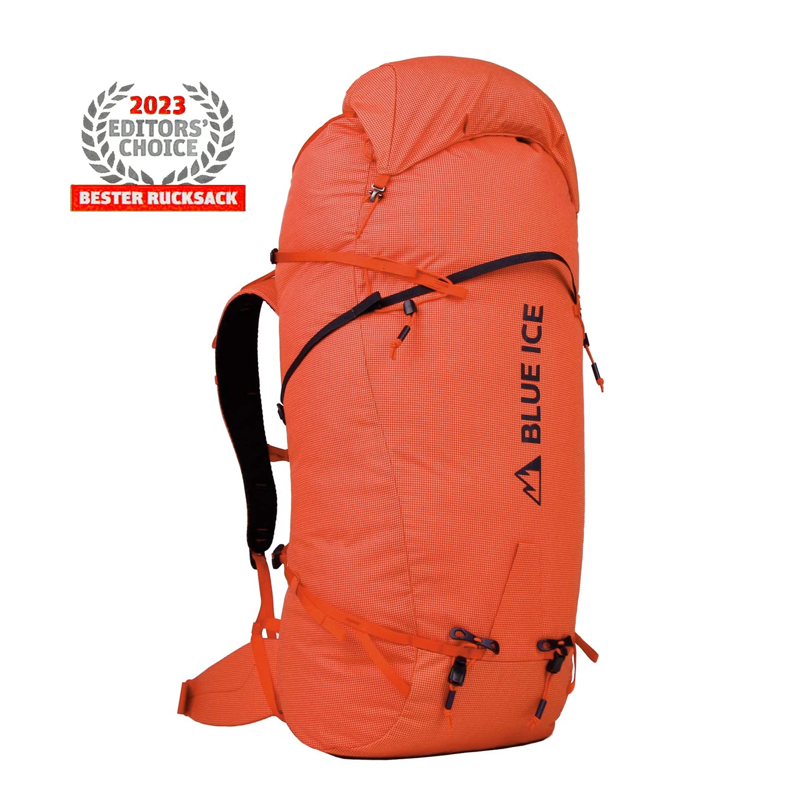 Blue Ice-Stache 60L Pack-Backpacking Packs-Orange-