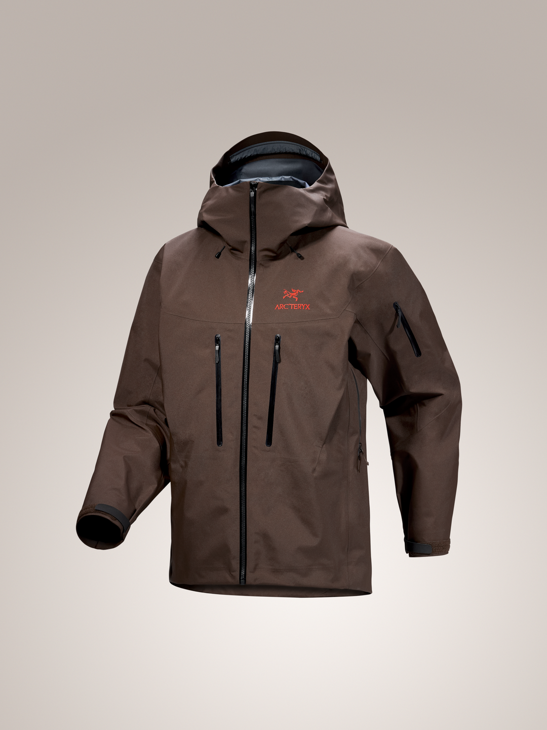 Carob brown Arc'teryx Alpha SV men's jacket