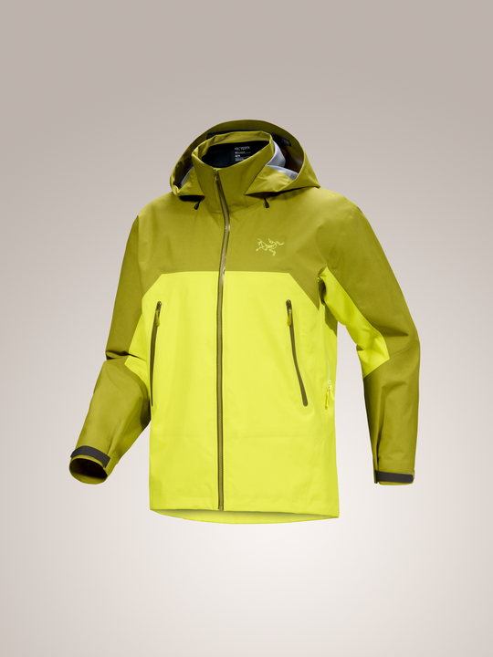 Arc'teryx-Beta AR Jacket Men's-Clothing-Small-Olive Moss / Euphoria-