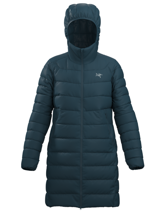 Nightscape blue Arc'teryx Cerium mid-length women's coat