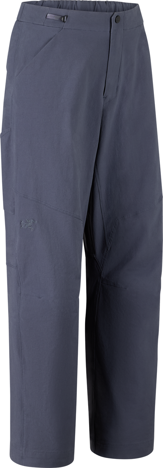 Arc'teryx-Clarkia Cotton Pant Wide Leg Women's-Dark Stratus studio image