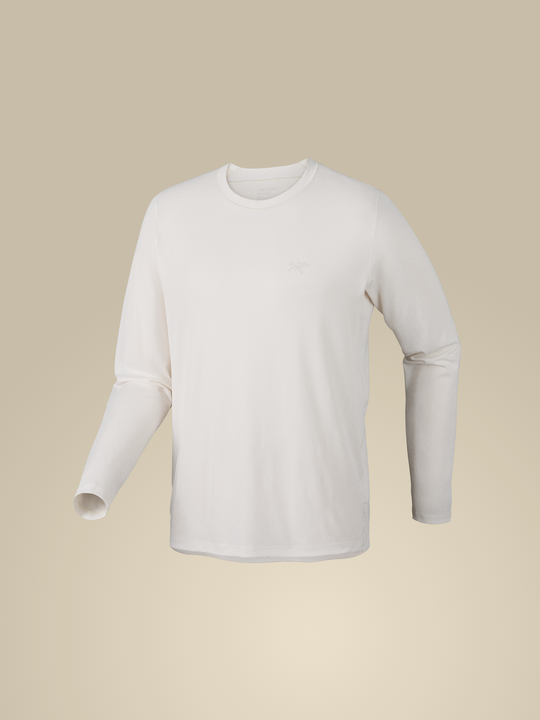 Arc'teryx-Cormac Crew Neck Shirt LS Men's-Arctic Silk studio image