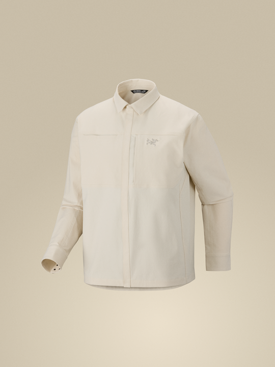 Cronin Cotton Overshirt Men's-Arc'teryx-Small-Sea Salt-Clothing-Feathered Friends