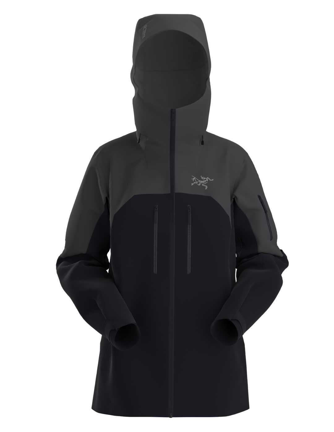 Arc'teryx-Rush Jacket Women's-Clothing-XX-Small-Graphite / Black-