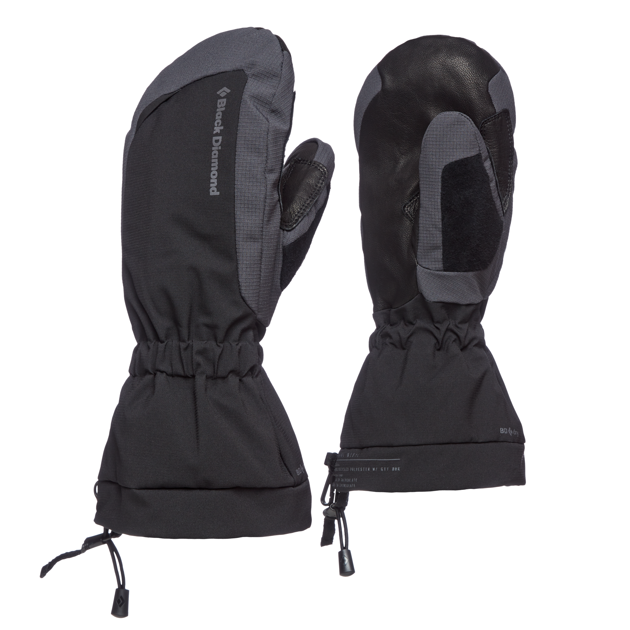 Studio image Black Diamond Glissade Mitts black