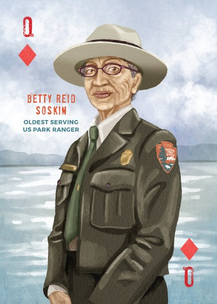Queen of Diamonds Betty Reid Soskin detail