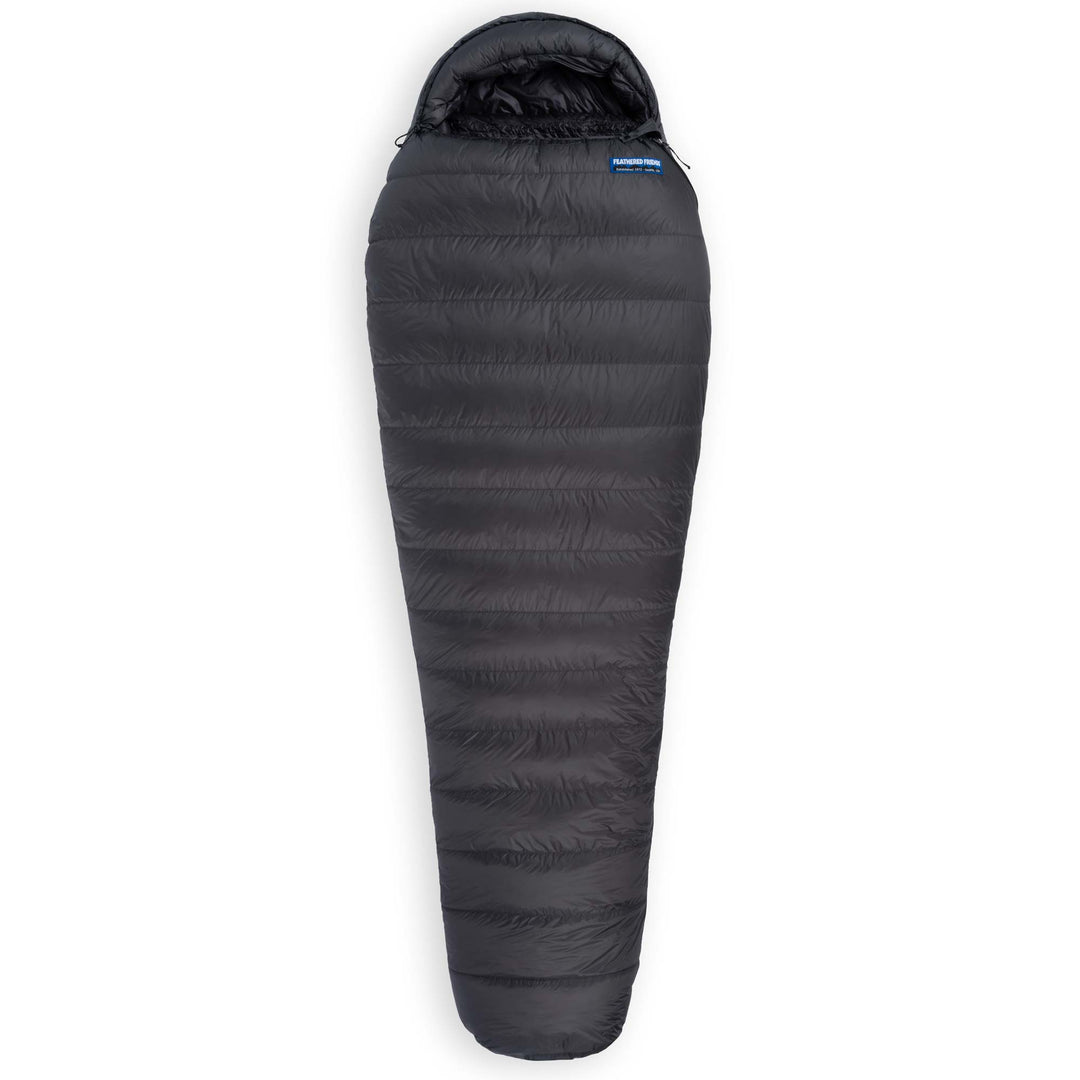 Feathered Friends Lark UL 10 Degree Ultralight Down Sleeping Bag standard width mummy in Graphite Gray