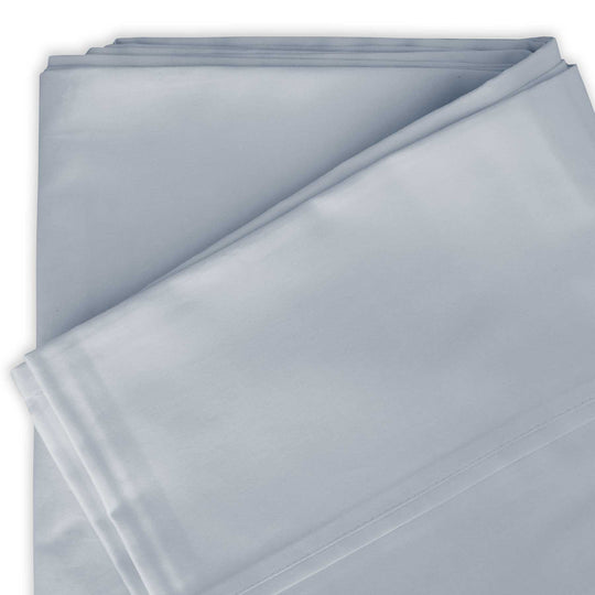 Studio detail photo of Horizon blue-color Feathered Friends Organic Cotton Flat Sheet