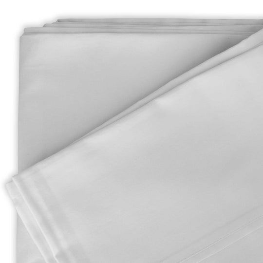 Studio detail photo of White-color Feathered Friends Organic Cotton Flat Sheet