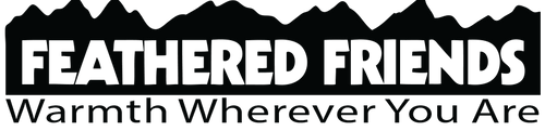 Feathered Friends Logo with Warmth Wherever You Are