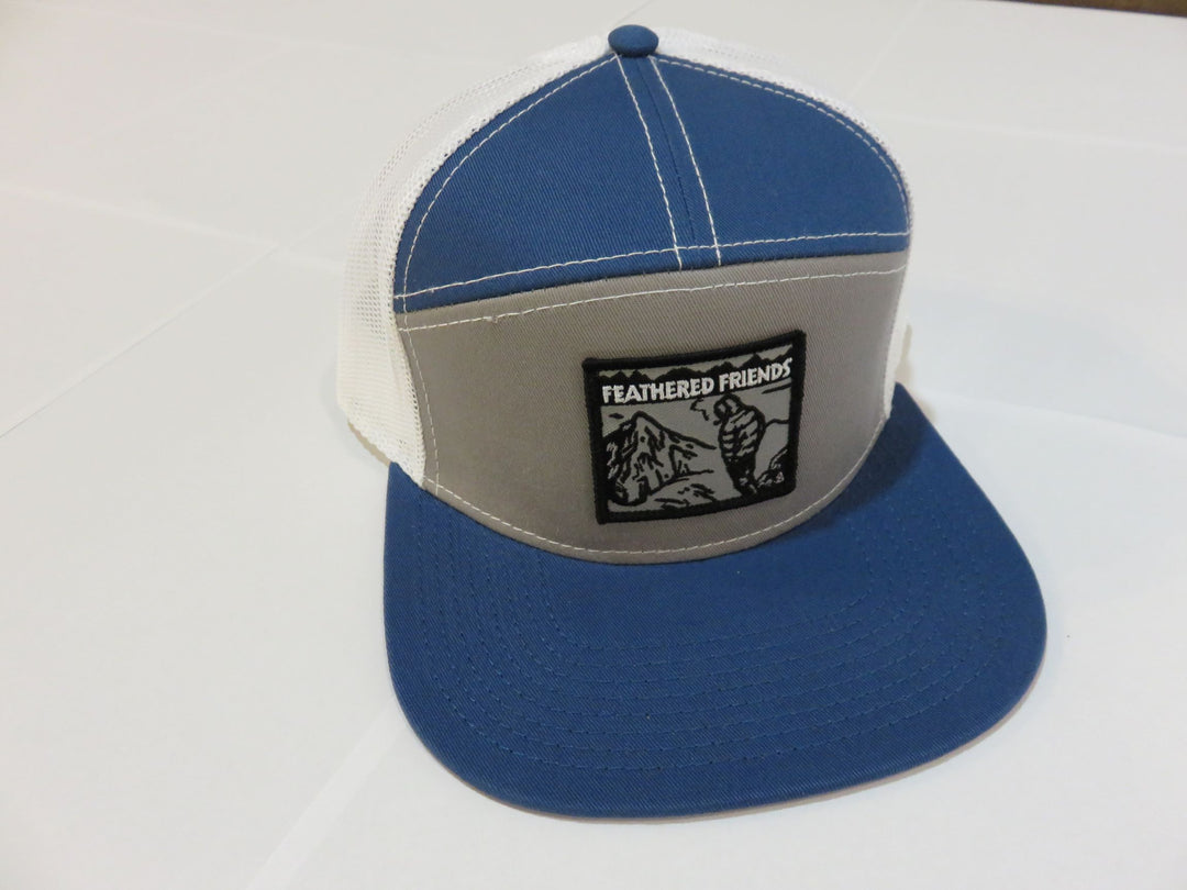 Studio image Feathered Friends Smoking Man Hat Steel Blue Gray colors