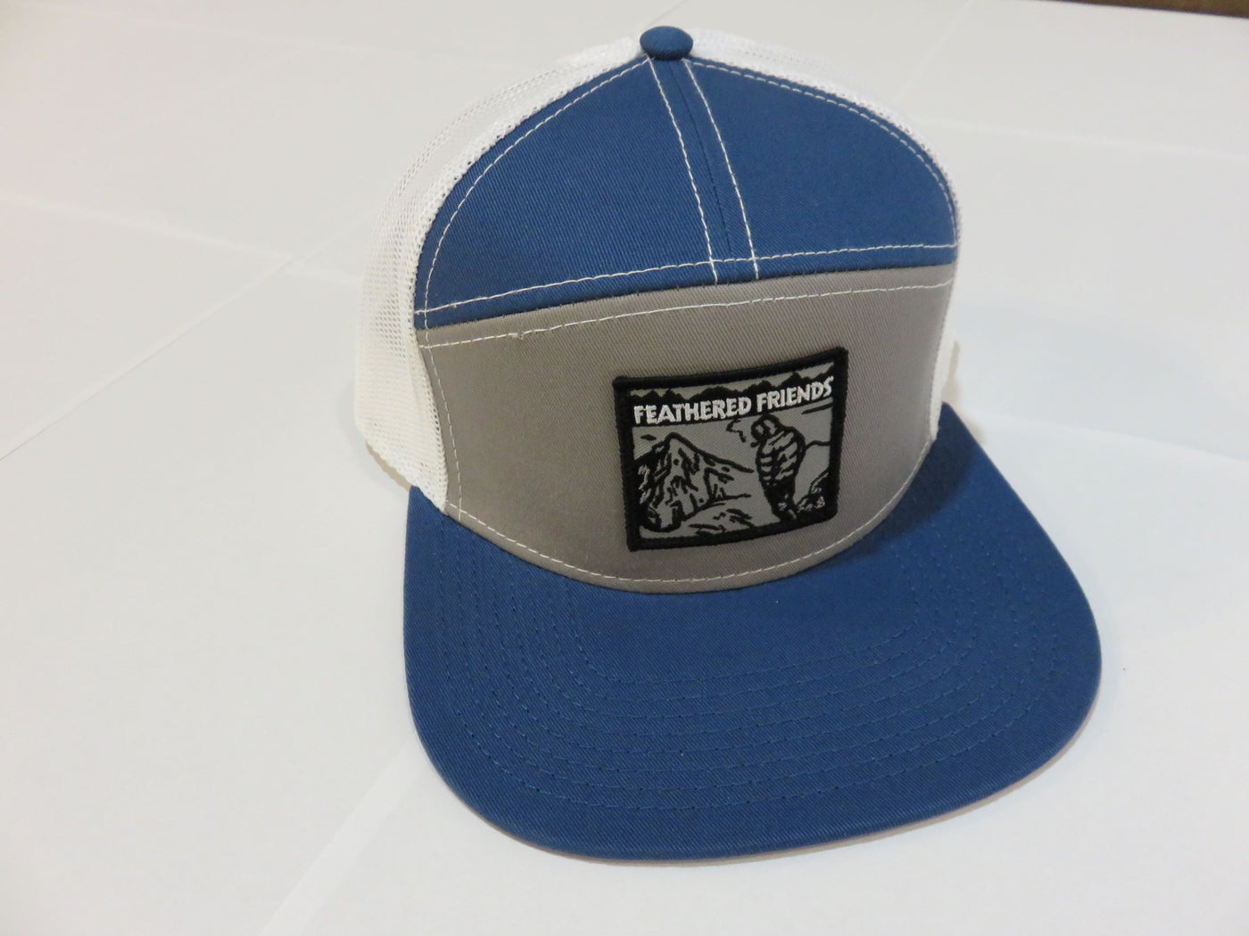 Feathered Friends Smoking Man Seven Panel Cotton Trucker Hat