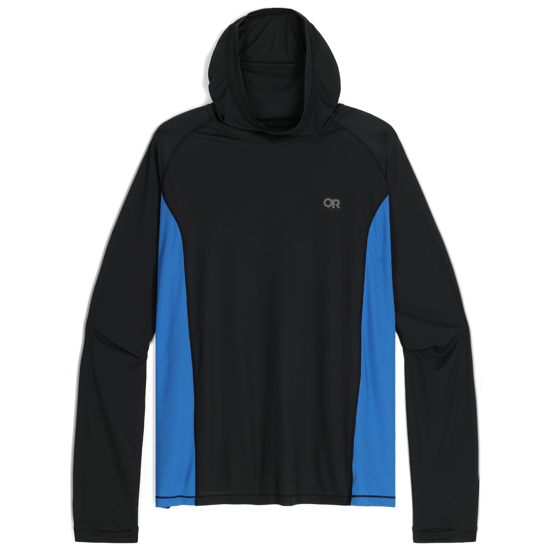Outdoor Research-Echo Hoodie Men's-Black/Classic Blue