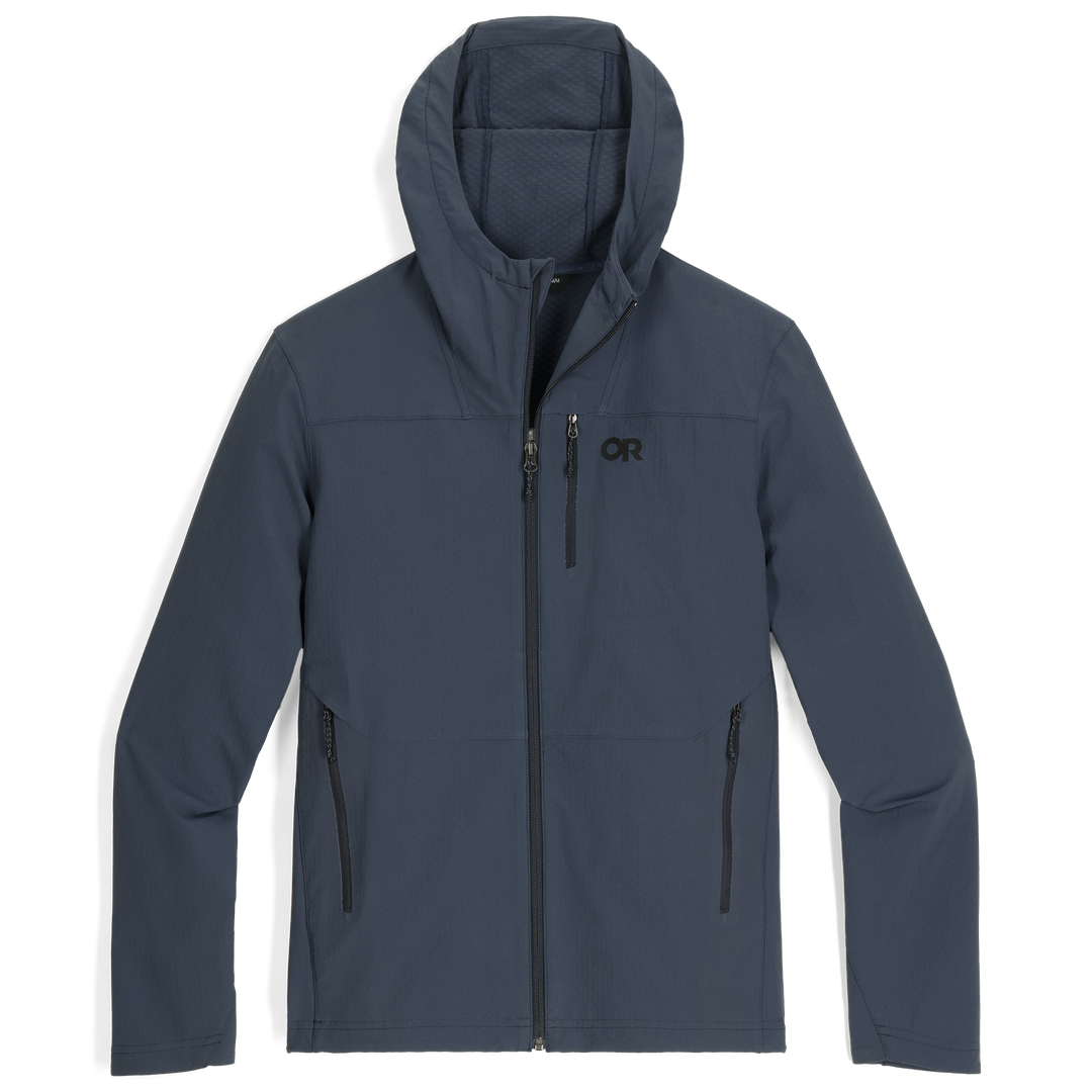 Atlantic blue Outdoor Research Ultima softshell hoodie