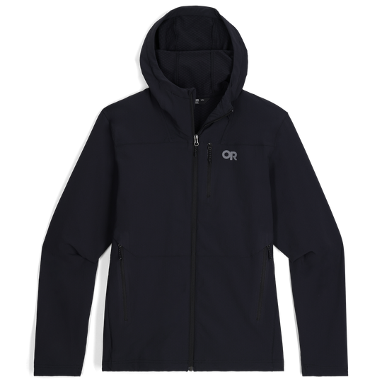 Black Outdoor Research Ultima softshell hoodie
