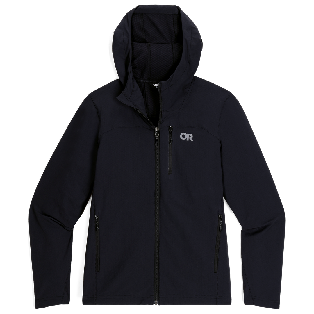 Black Outdoor Research Ultima softshell women's hoodie