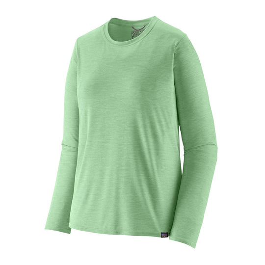 Long-Sleeved Capilene® Cool Daily Shirt Women's-Clothing-Patagonia-Rinsed Green - Dark Rinsed Green X-Dye
